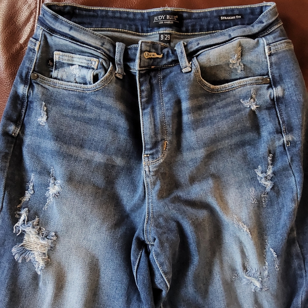 Judy Blue Ripped Denim Jeans